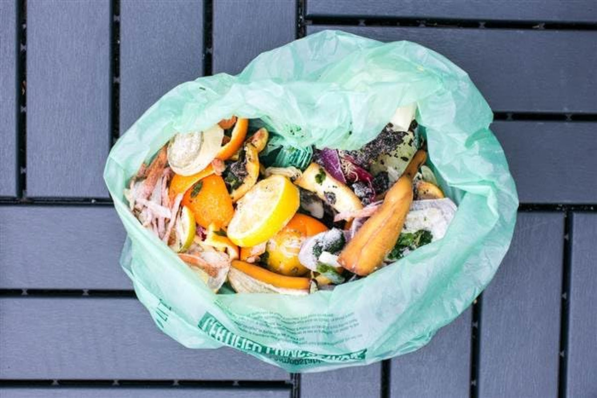 13 Gallon Tall Kitchen Compostable Trash Bags by , 48 Count, BPI Certified, Meets ASTM D6400 Standards, Made in USA, Food Scrap Bin Liners